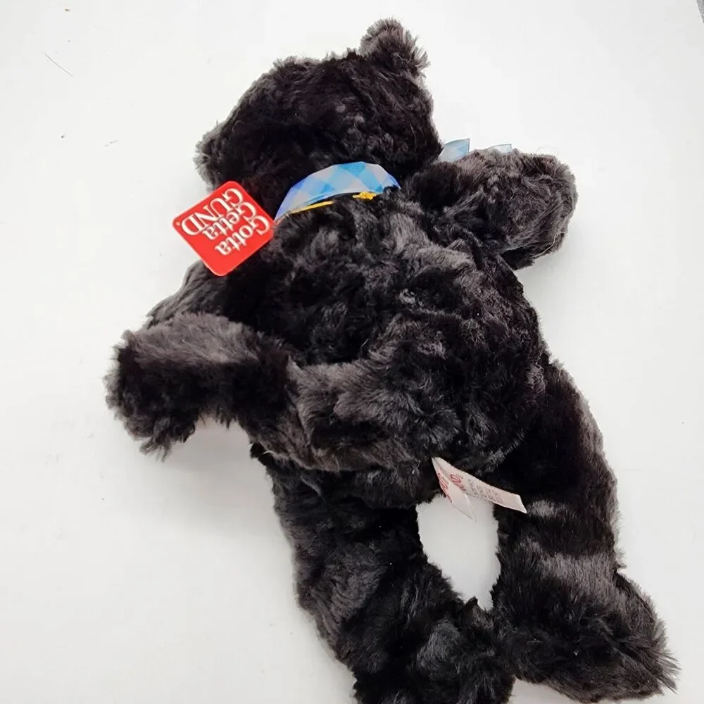 Vintage Gund Nipps Tuxedo Cat Plush 10